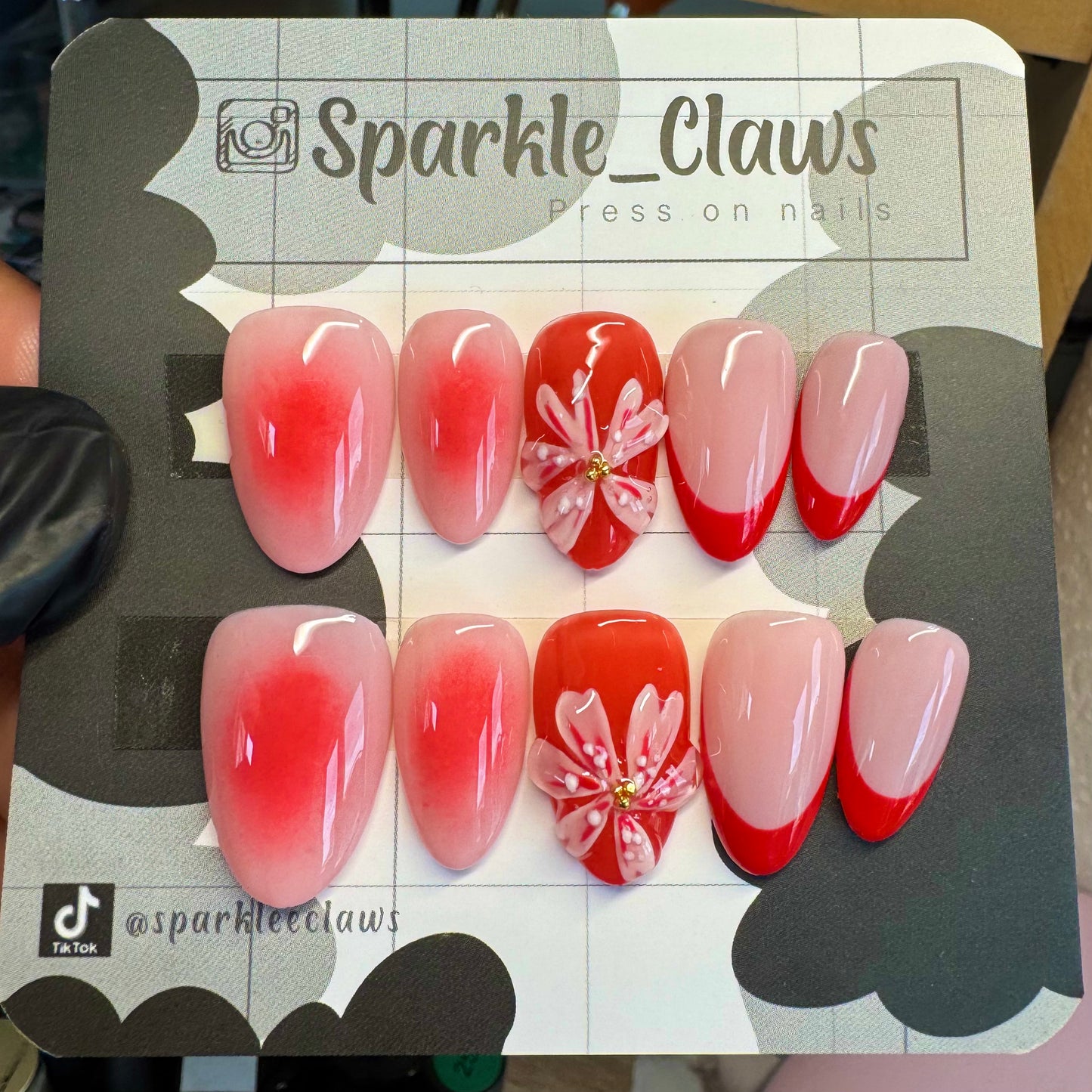 Red Aura Flower - Custom colours