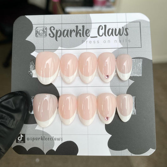 Classic French With Gems - Custom colours