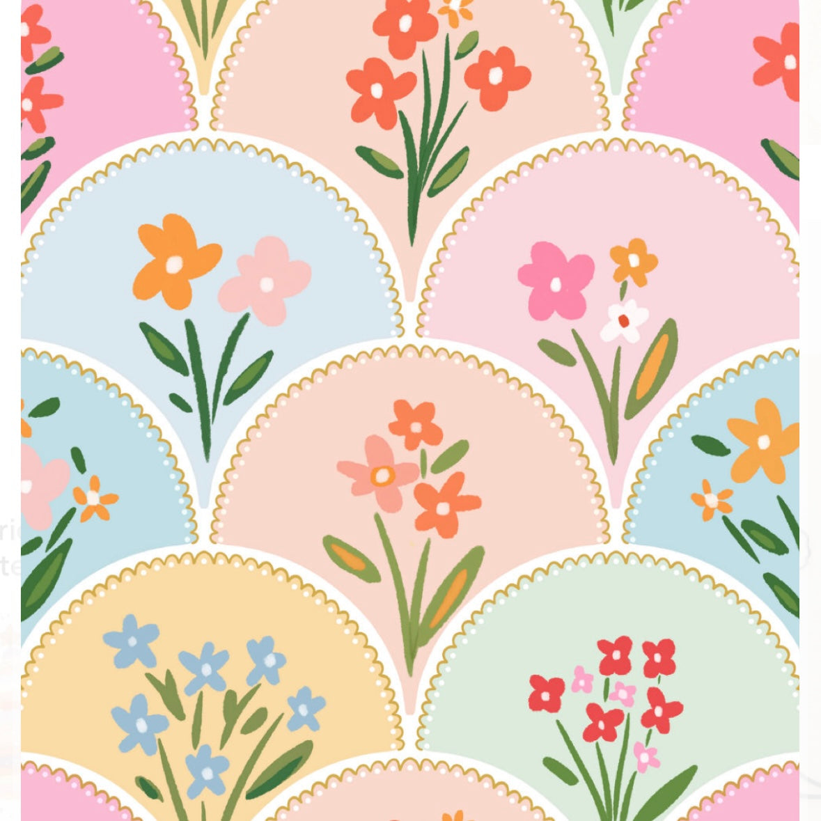 Dainty Pastel Flowers - Mystery set