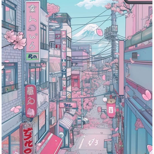 Japan & Sakura flowers - Mystery set