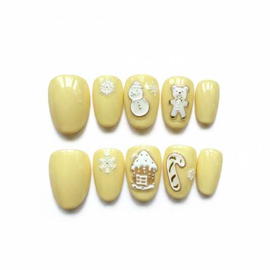 Pastel yellow - Christmas