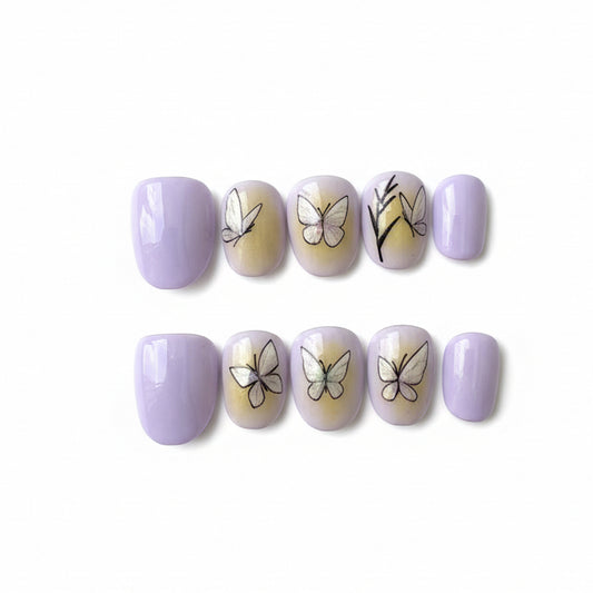 Aura Butterflies - Yellow & Purple