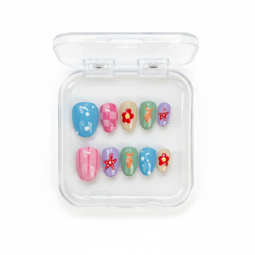 Ocean Nail Set - White Background
